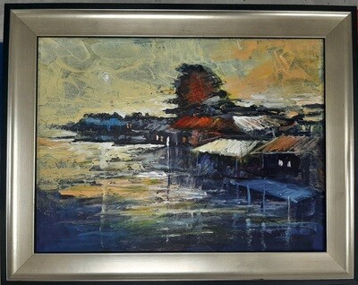 Oladimeji Olaniyan (OLA) - Harbour in the Moonlight Oladimeji Olaniyan (OLA) - Harbour in the Moonlight