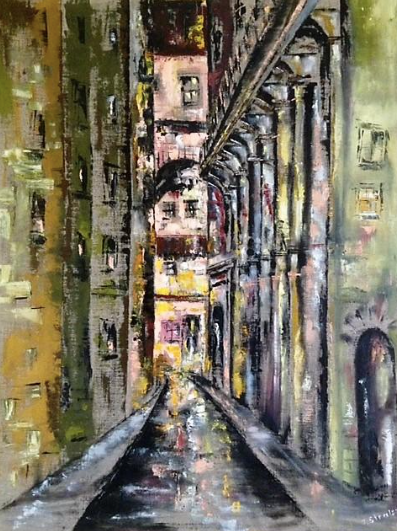 Jelena Straiziene- Roma Morning Street Jelena Straiziene- Roma Morning Street