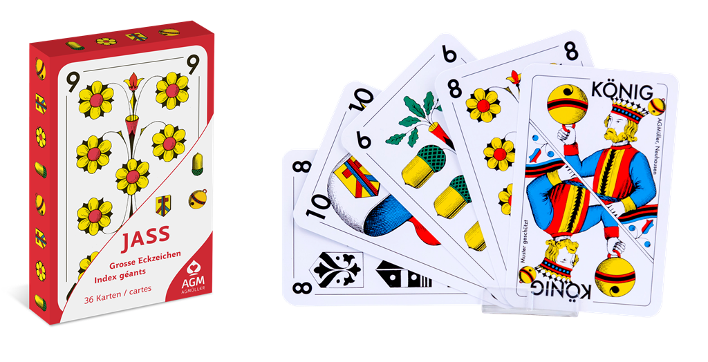 OPTI-Jasskarten (grosse Eckzeichen, deutsch)