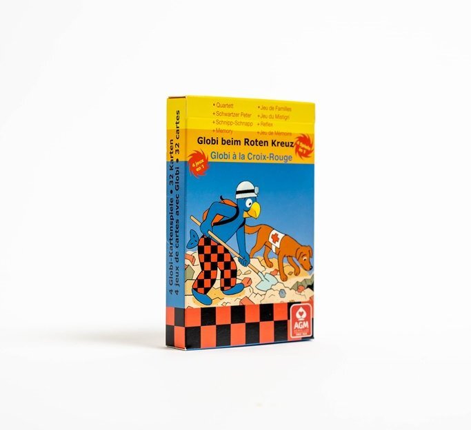 Kartenspiele Globi beim Roten Kreuz