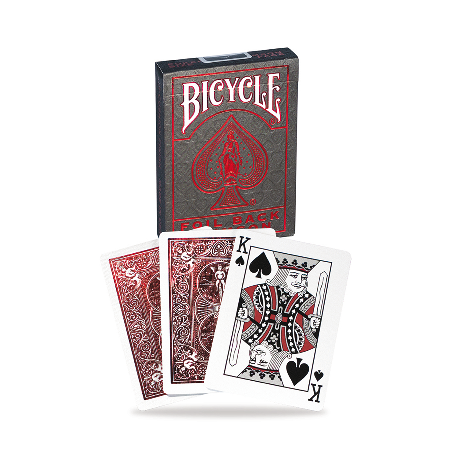Pokerkarten Bicycle MetalLuxe Rot