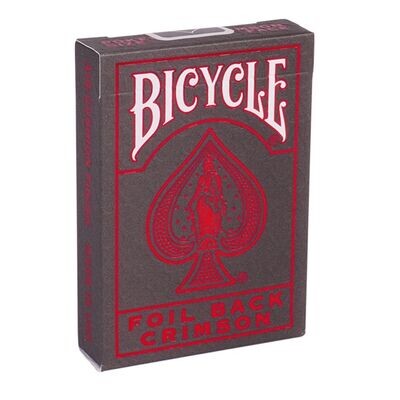 Pokerkarten Bicycle MetalLuxe Rot