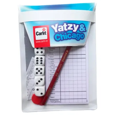 Jeu de voyage Yatzy &amp; Chicago