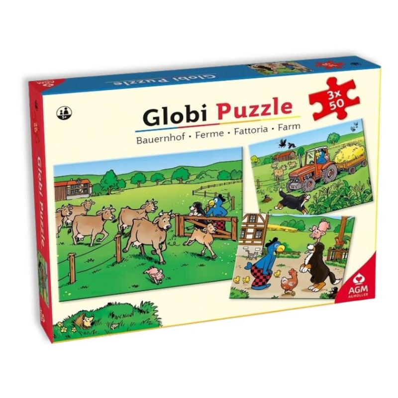 Globi Puzzle Bauernhof