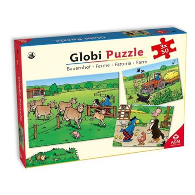 Globi Puzzle Bauernhof
