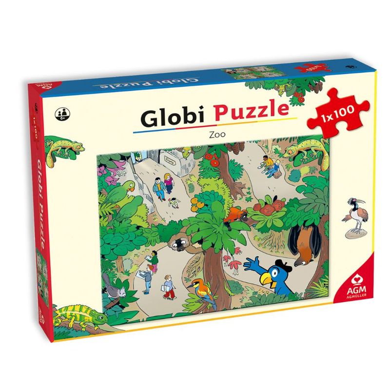 Globi Puzzle Zoo