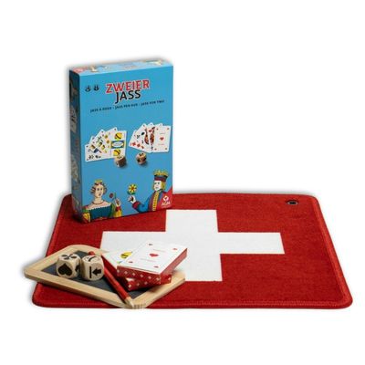 Combi: Jass à deux + Tapis de Jass Bistro