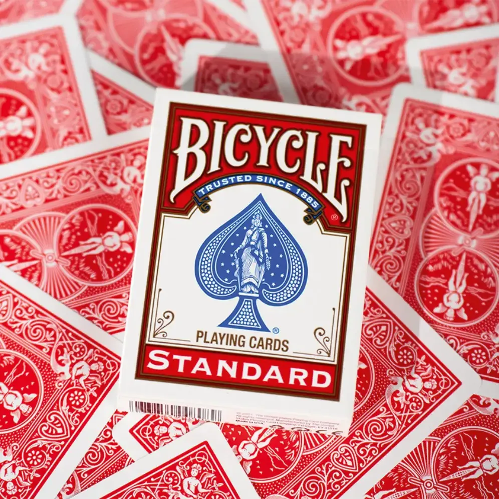 Bicycle Zauberkarten Doppelrücken – Rot &amp; Rot