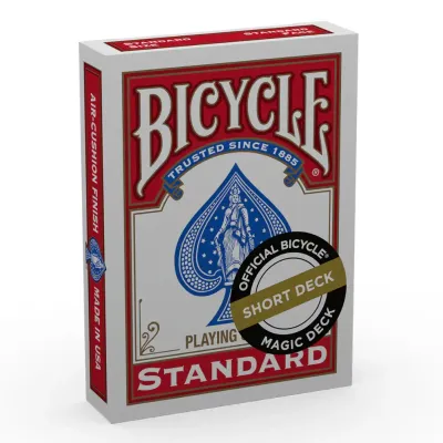 Bicycle Zauberkarten kurze Karten - Rückseite Rot