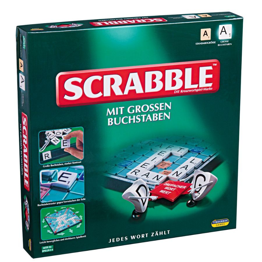 Scrabble mit Grossbuchstaben