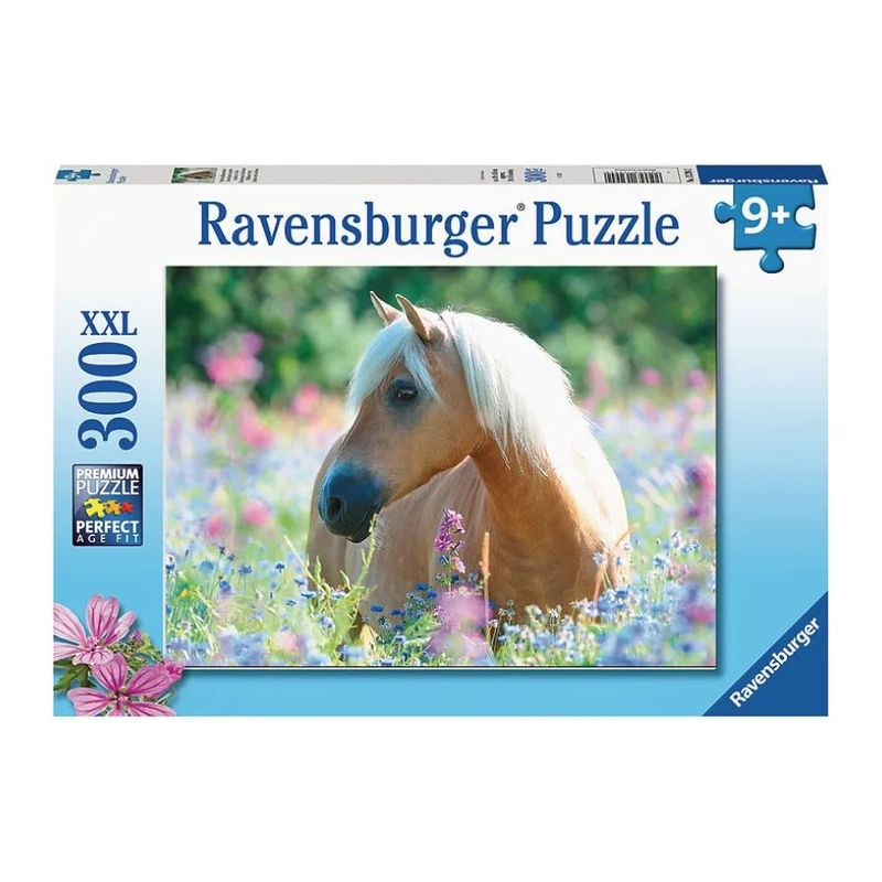 Puzzle Pferd im Blumenmeer 300 Teile XXL