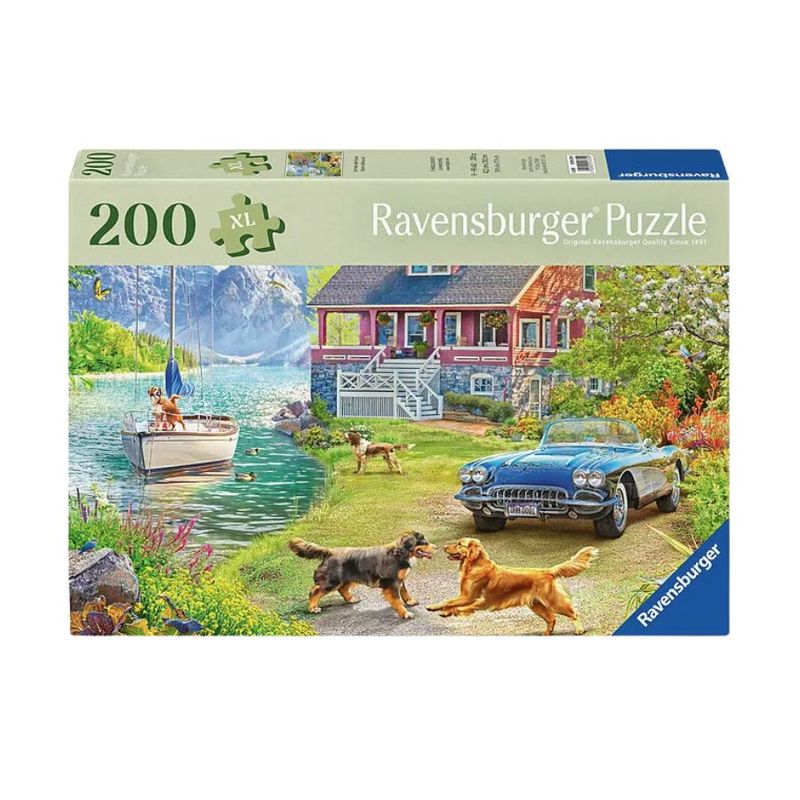 Puzzle Sommerhaus am See 200 Teile XXL
