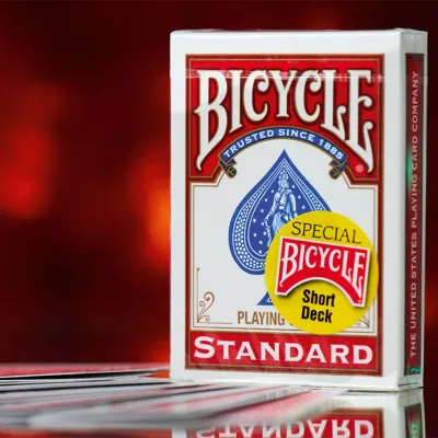 Bicycle Zauberkarten kurze Karten - Rückseite Rot