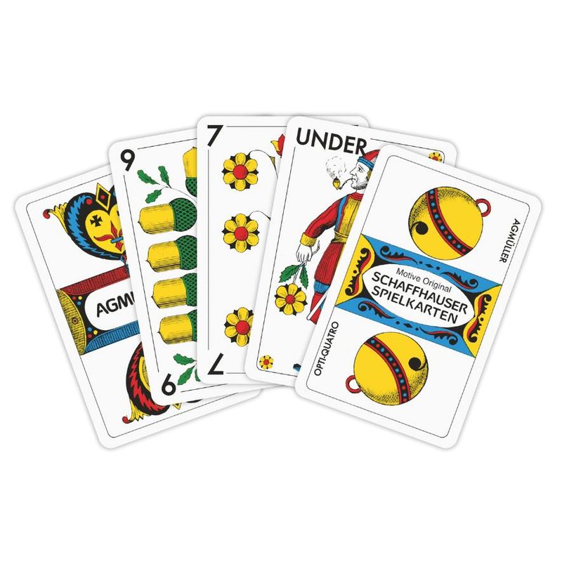 OPTI-Jasskarten (grosse Eckzeichen, französisch)