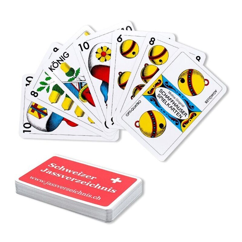 Schweizer Jassverzeichnis Jasskarten (deutsch)