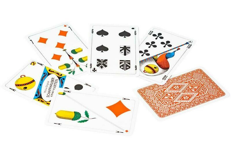 Cartes Combi Jass allemandes et françaises mixtes