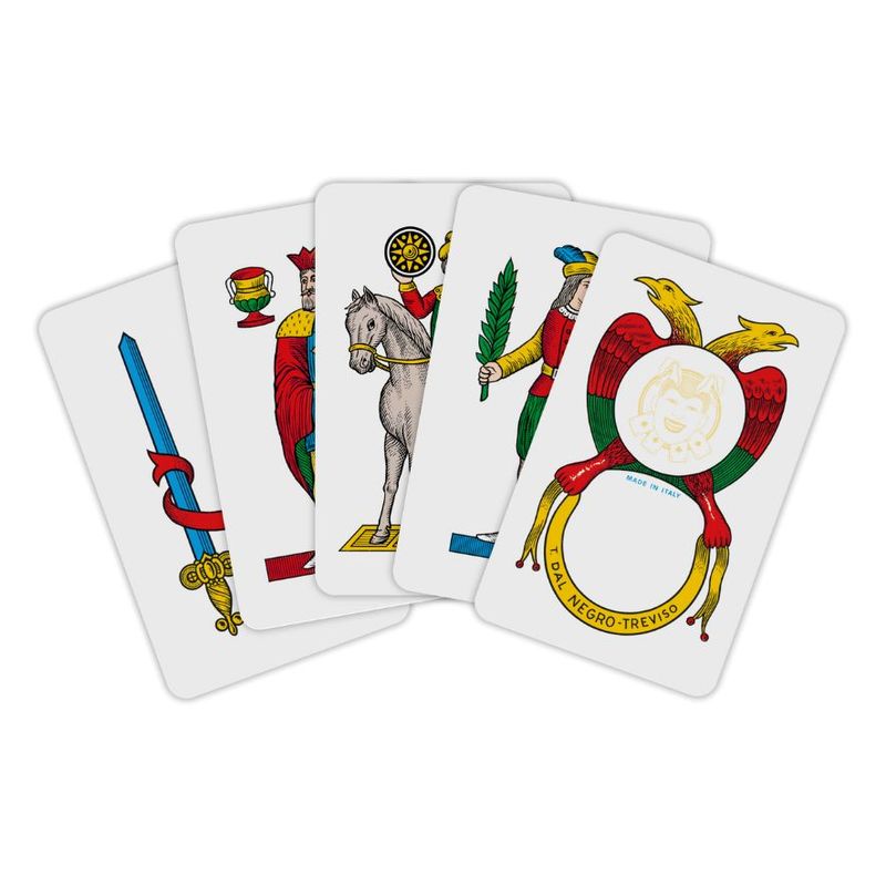 Napoletane Spielkarten Rot - Dal Negro