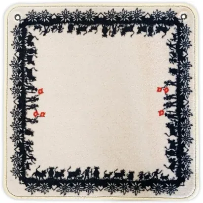 Tapis de jass avec silhouette traditionnelle suisse