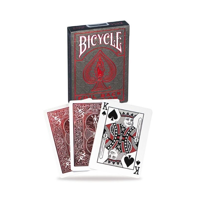 Pokerkarten Bicycle MetalLuxe Rot