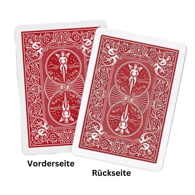 Bicycle Zauberkarten Doppelrücken – Rot &amp; Rot