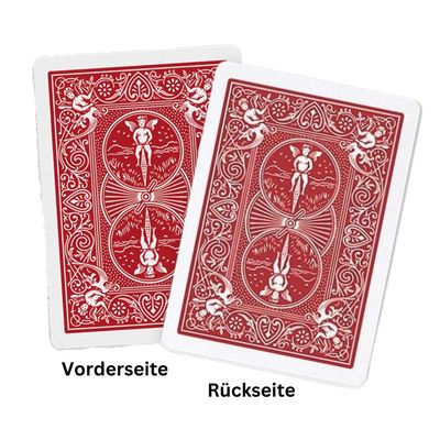 Bicycle Zauberkarten Doppelrücken – Rot &amp; Rot