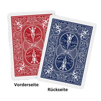 Bicycle Zauberkarten Doppelrücken – Rot &amp; Blau