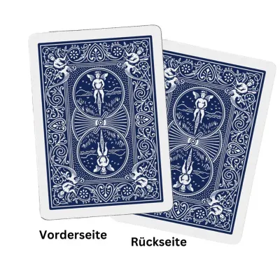 Bicycle Cartes Magiques Dos Double – Bleu &amp; Bleu
