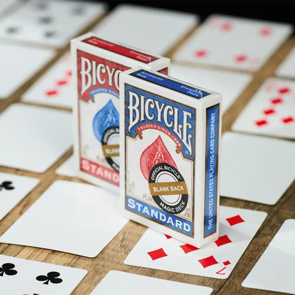 Bicycle Zauberkarten leere Rückseite - Standard Vorderseite
