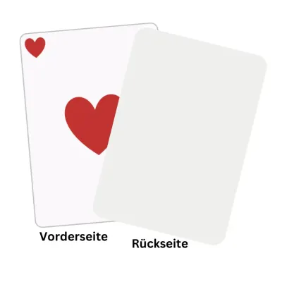 Bicycle Zauberkarten leere Rückseite - Standard Vorderseite