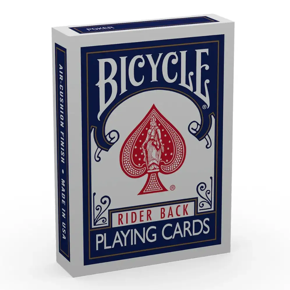 Bicycle Zauberkarten Rider Back Standard Index (807 Classic Tuck) – Blau