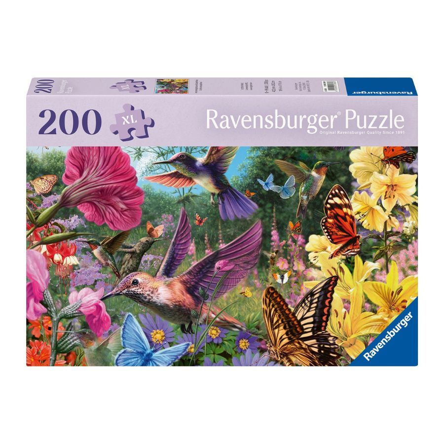 Puzzle Kolibris &amp; Schmetterlinge 200 Teile XXL