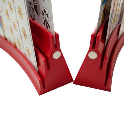 Dreistufiger Kartenhalter magnetisch (2er Pack)