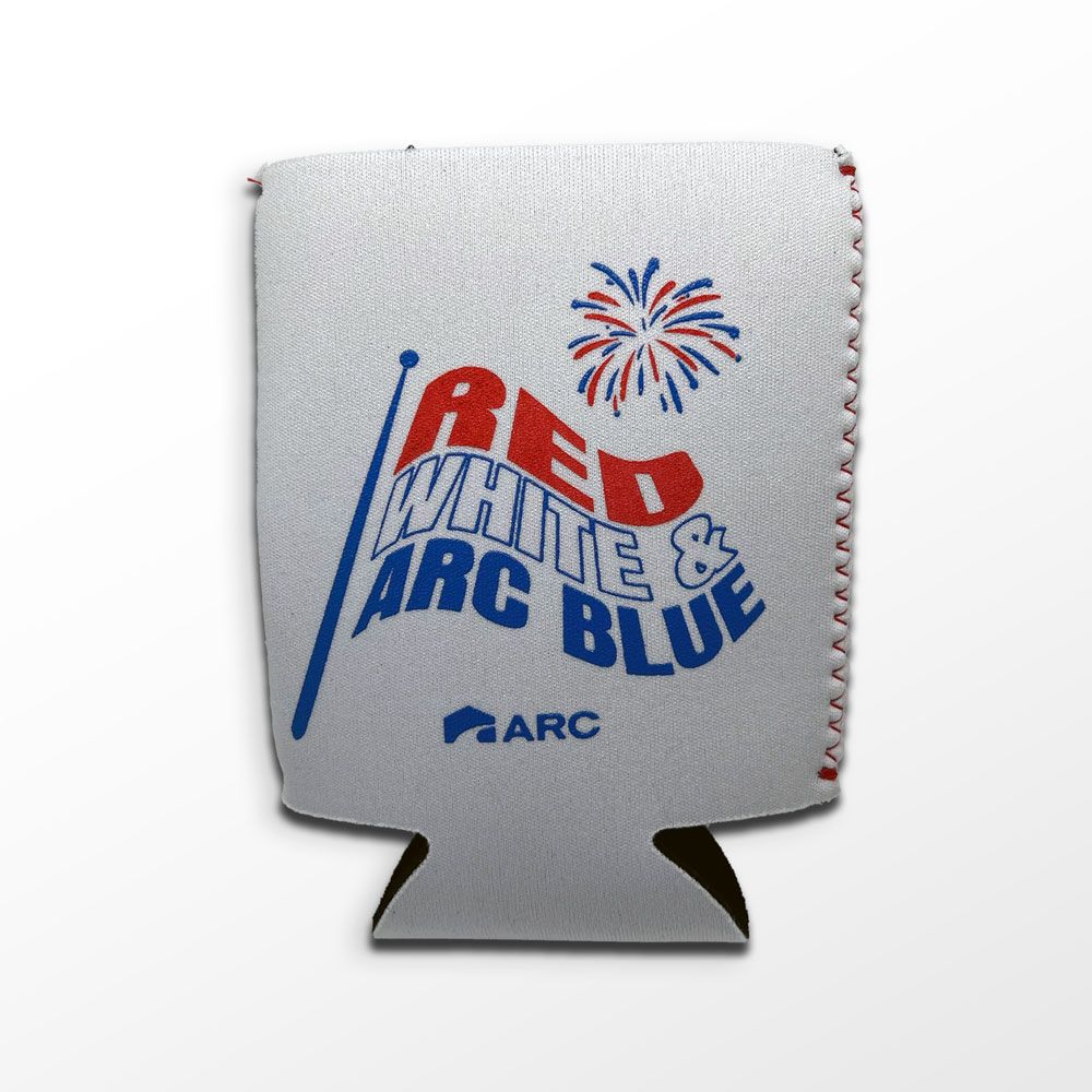 Red, White &amp; ARC Blue Koozie