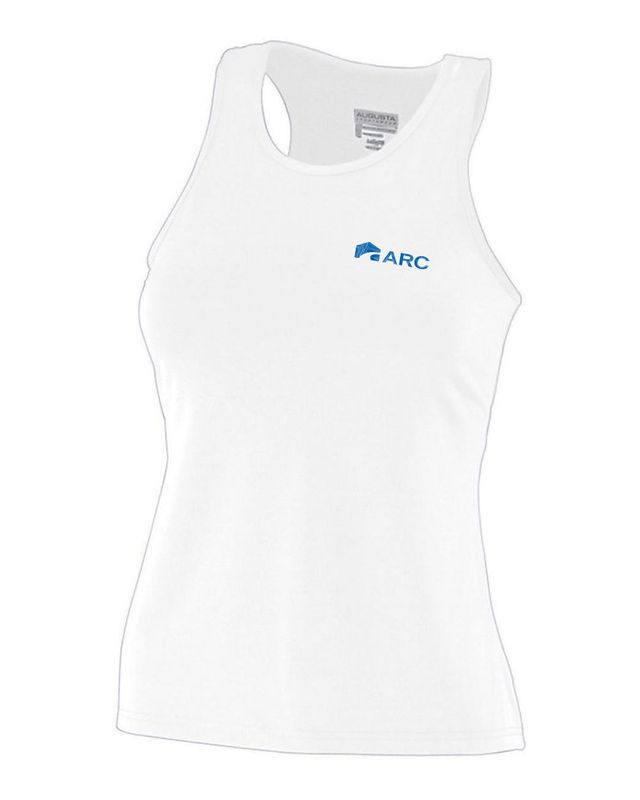 Women’s White Solid Racerback