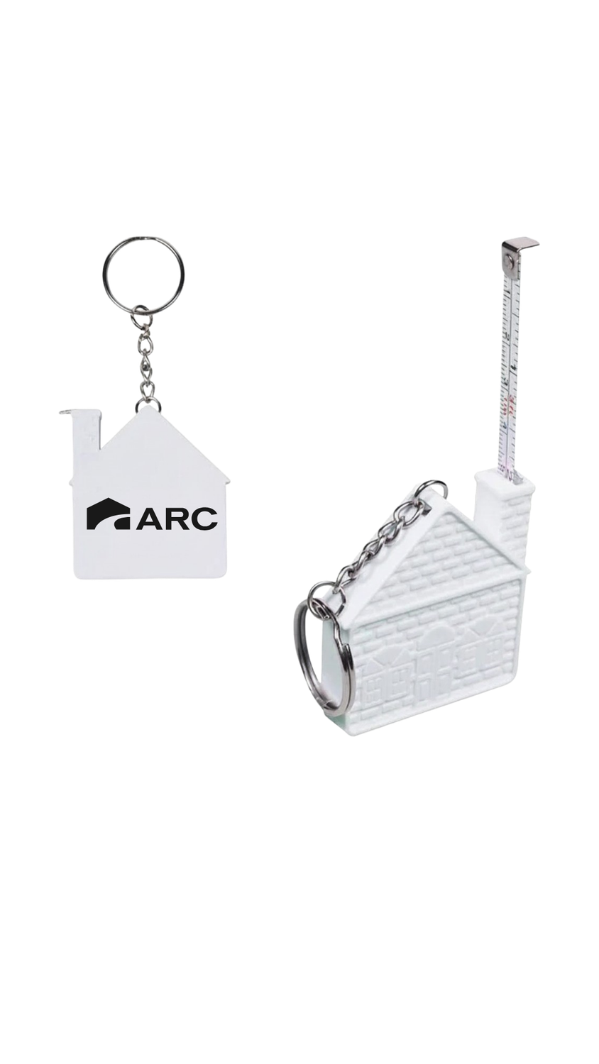 Home Tape Measure Keychain