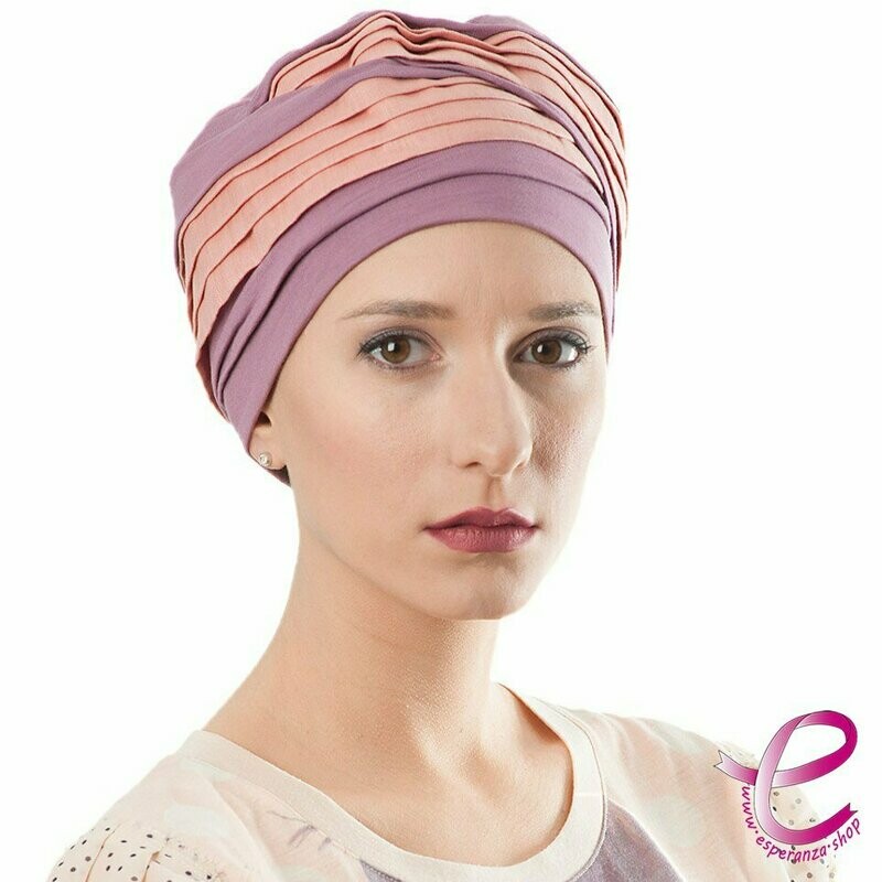 Turban DORIS Lin Vieux Rose
