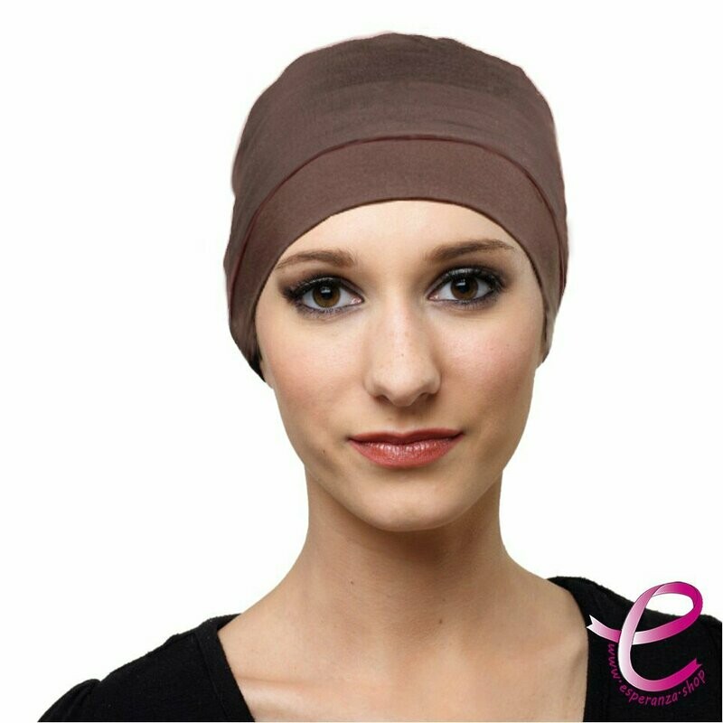 Bonnet SAMY Marron/Ocre