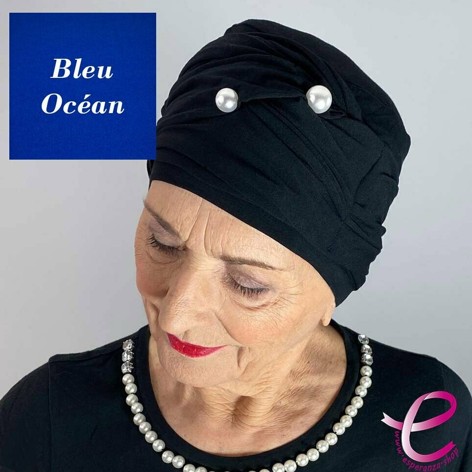 Turban AURÉLIE Bleu Océan