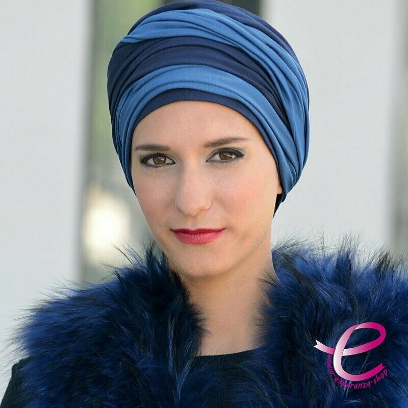 Turban LESLIE Bleu Marine