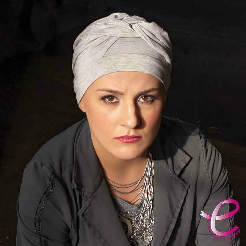 Turban ADÈLE Gris Clair