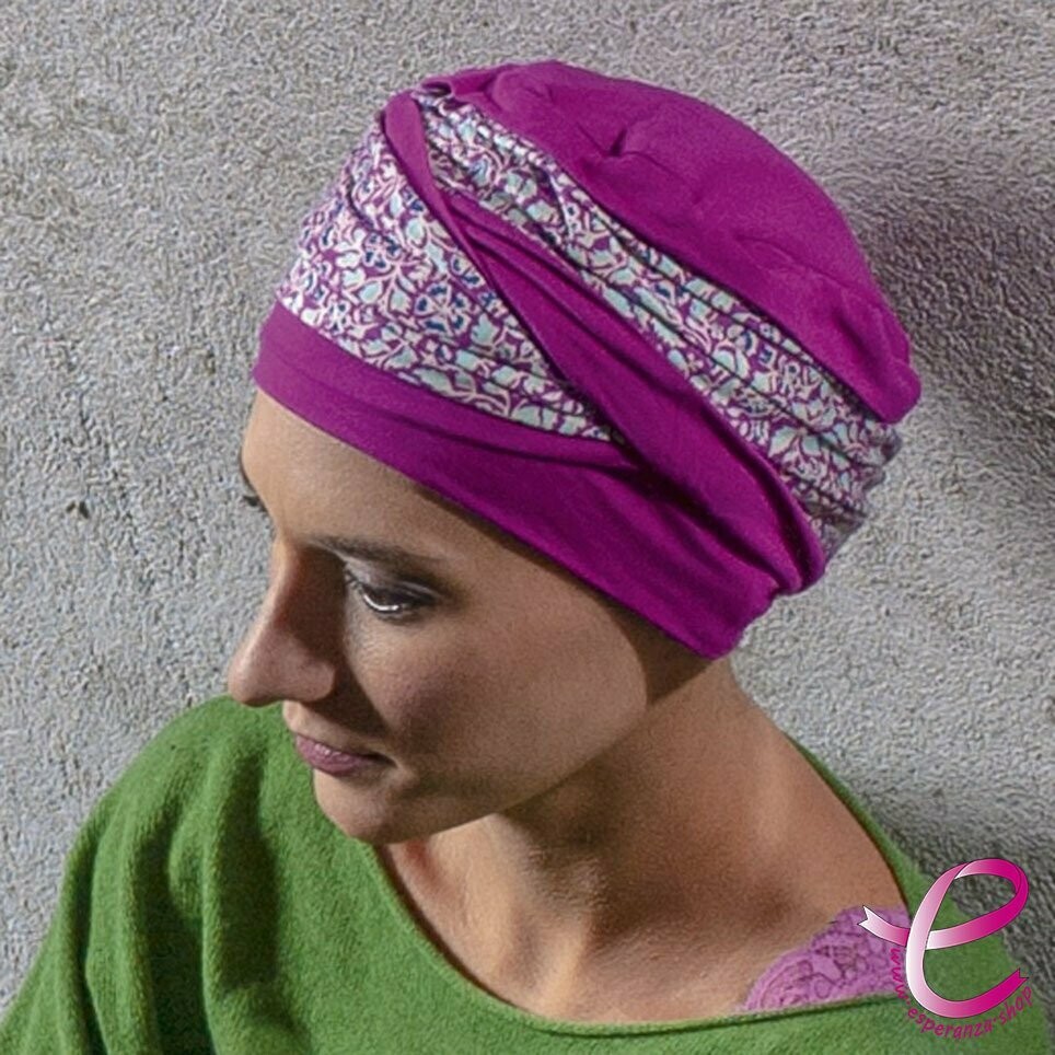 Turban DORIS Violine Eden