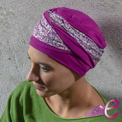 Turban DORIS Violine Eden Turban DORIS Violine Eden