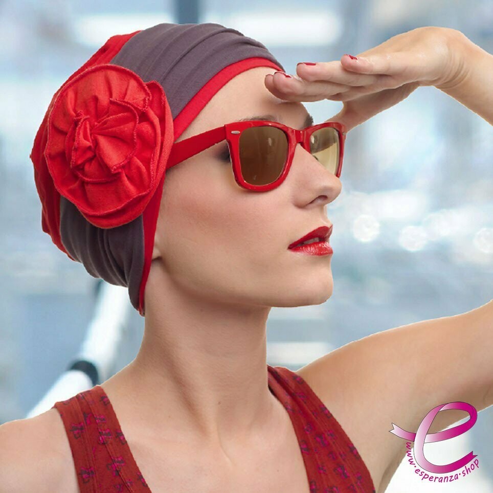 Bandeau FLORE Taupe/Rouges