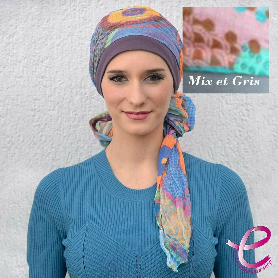 Turban UGHET Mix et Gris