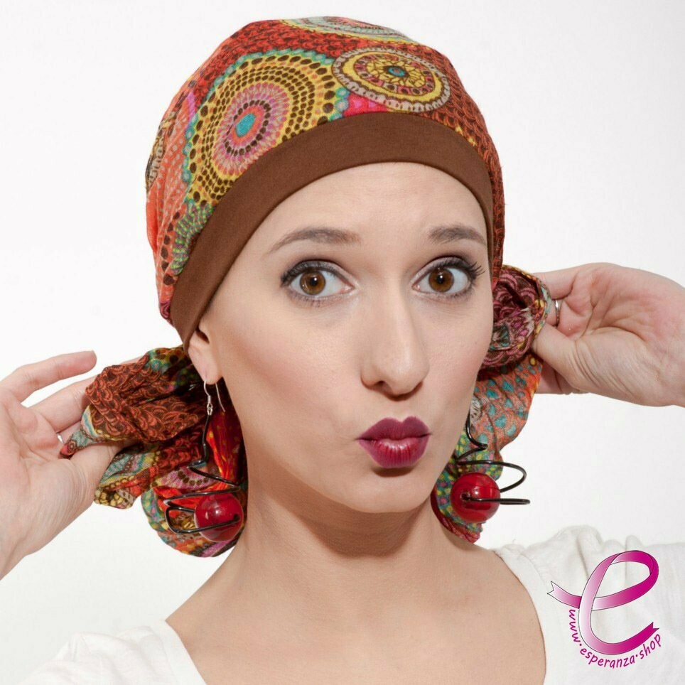 Turban UGHET Orange/Marron