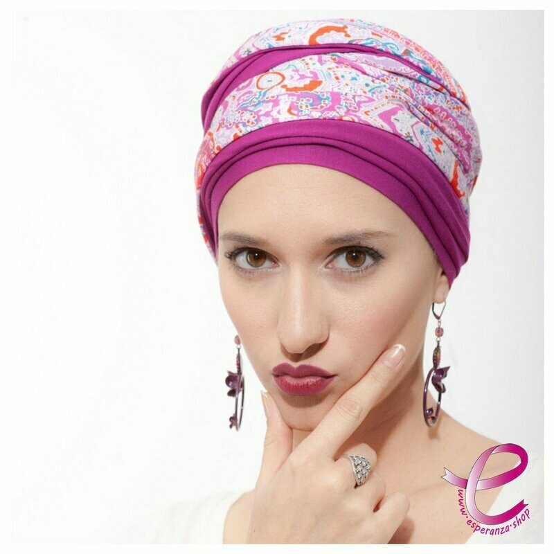 Turban NADIA Magenta