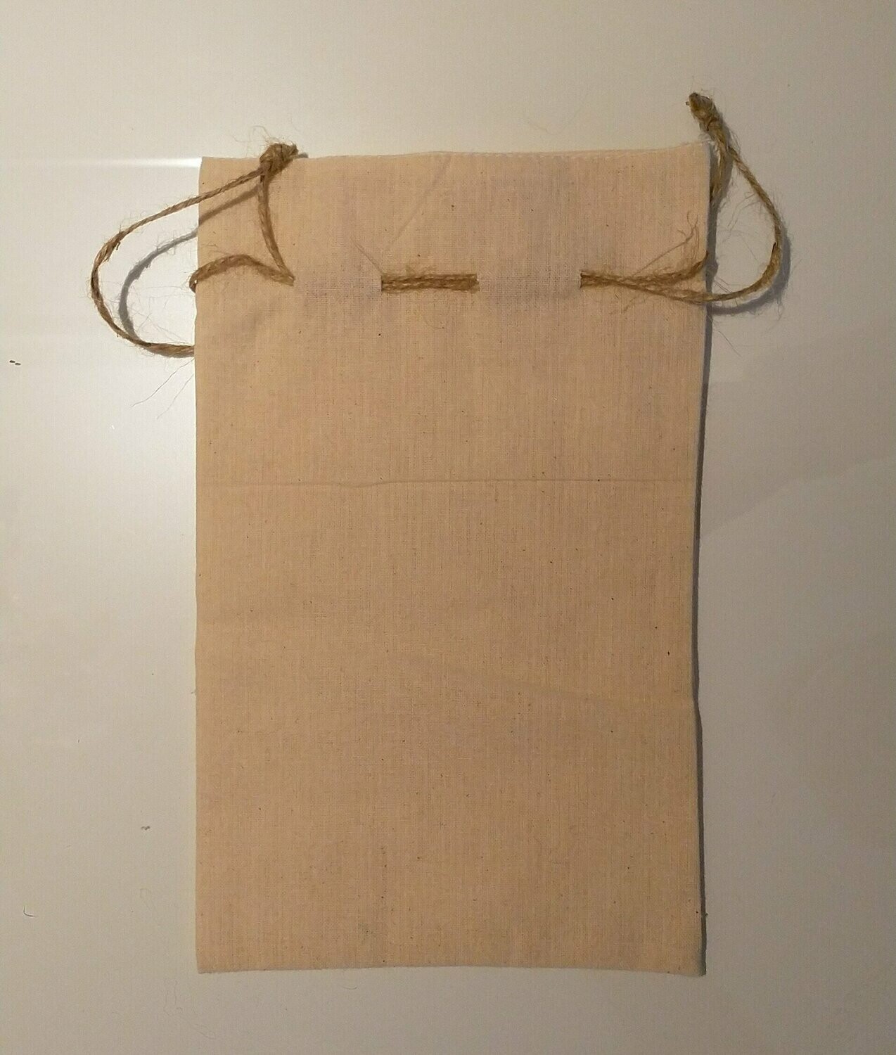 Pochette en Lin crème grand modèle
