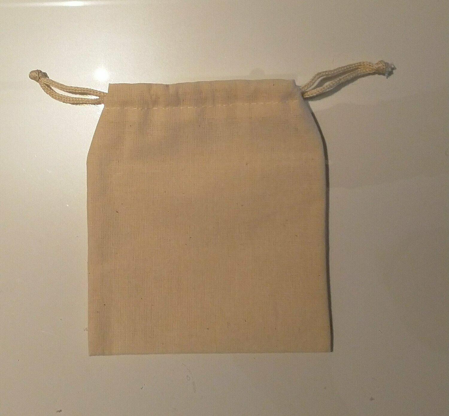 Pochette en Coton crème petit modèle