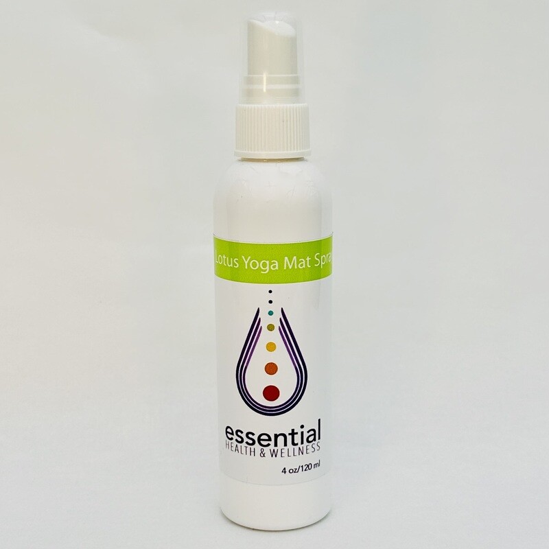 Lotus yoga mat spray 4oz/120ml