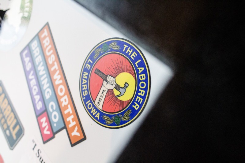 The Laborer Sticker